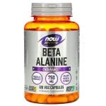 NOW Foods, Sports, Bêta-alanine, Endurance, 750 mg, 120 gélules végétariennes