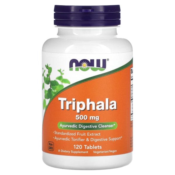 NOW Foods, Triphala, 500 mg, 120 comprimés