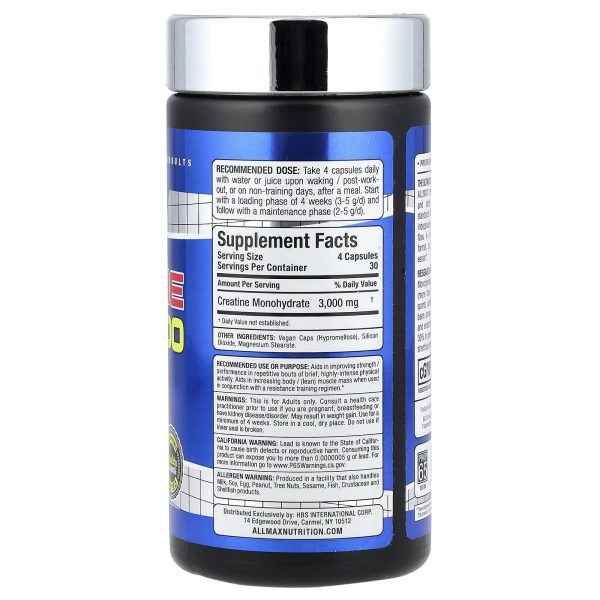 ALLMAX Creatine 3000, 120 capsules