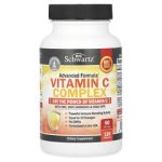 BioSchwartz Vitamin C Complex with Zinc, Bioflavonoids and Rose Hips, 120 Capsules