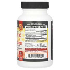 BioSchwartz Vitamin C Complex with Zinc, Bioflavonoids and Rose Hips, 120 Capsules