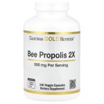 California Gold Nutrition Bee Propolis 2X Concentrated Extract 500 mg, 240 Veggie