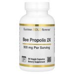 California Gold Nutrition Bee Propolis 2X Concentrated Extract 500 mg, 90 Capsules