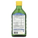 Carlson Labs Cod Liver Oil, Natural Lemon Flavor, 1000 mg, 250 ml