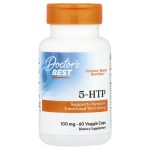 Doctor's BEST 5-HTP, 100 mg, 60 vegetarian capsules.