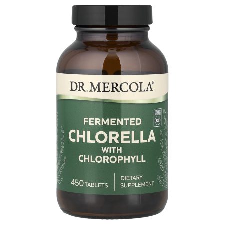 Dr Mercola Fermented Chlorella with Chlorophyll 450 Tablets