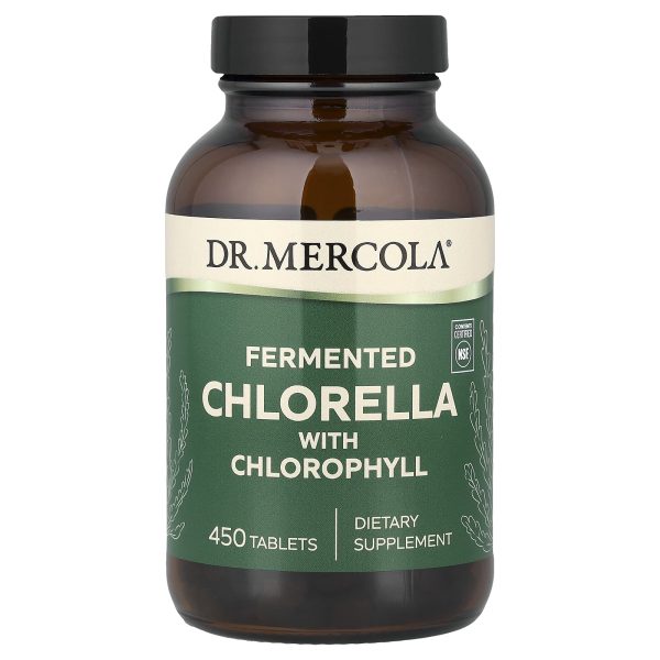 Dr Mercola Fermented Chlorella with Chlorophyll 450 Tablets