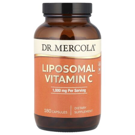 Dr Mercola Liposomal Vitamin C, 1000 mg, 180 Capsules