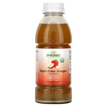 Dynamic Health Apple Cider Vinegar with Mother, Apple Cider Vinegar with Mother 473 ml