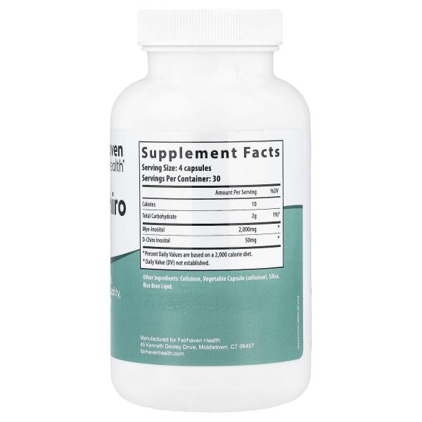 Fairhaven Health Myo + D-chiro inositol 120 capsules