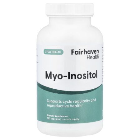Fairhaven Health, Myo-inositol, 120 capsules (500 mg each)