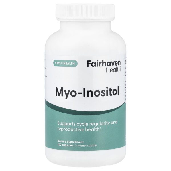 Fairhaven Health, Myo-inositol, 120 capsules (500 mg each)
