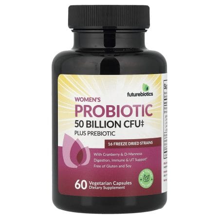 Futurebiotics Probiotics and Prebiotics for Women 50 Billion CFU 60 Capsules