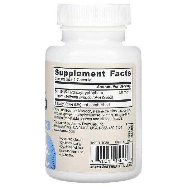 Jarrow Formulas 5-HTP 50 mg, 90 Veg Cap