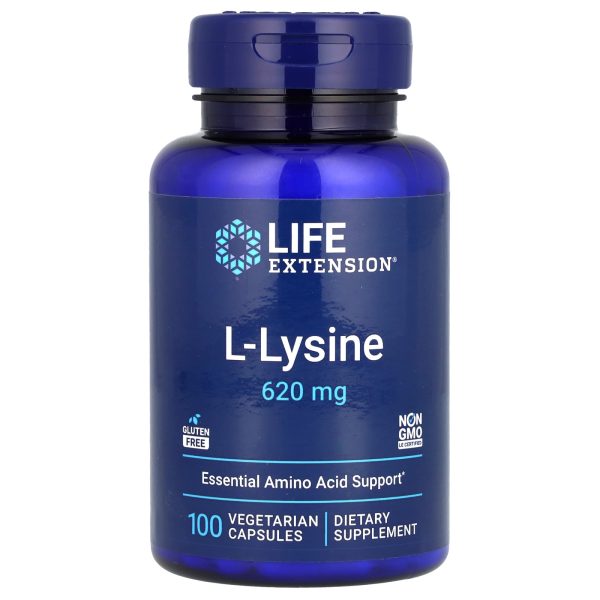 Life Extension L-Lysine, 620 mg 100 capsules