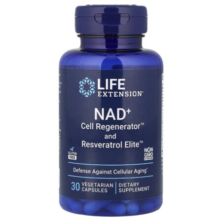 Life Extension NAD+ Cell Regenerator 300 mg and Resveratrol Elite 30caps