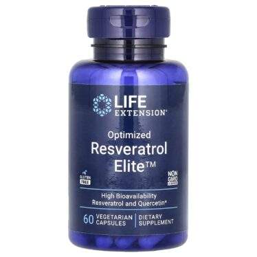 Life Extension Resveratrol Elite Optimized, 60 Vegetarian Capsules