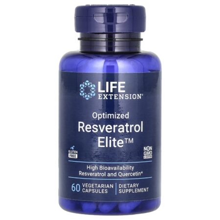 Life Extension Resveratrol Elite Optimized, 60 Vegetarian Capsules