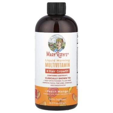 MARY RUTH’S Multivitamin+hair growth liquid morning 450ml