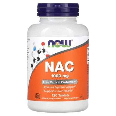 NOW Foods, NAC, 1000 mg, 120 tablets
