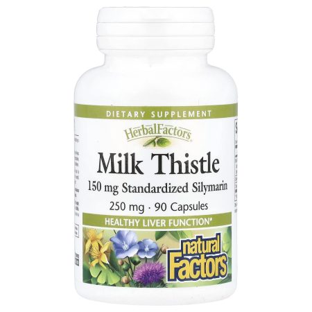 Natural Factors Milk Thistle, 250 mg, 90 capsules