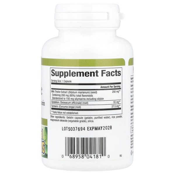 Natural Factors Milk Thistle, 250 mg, 90 capsules