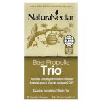 Natural Nectar Trio Bee Propolis, 60 vegetable capsules