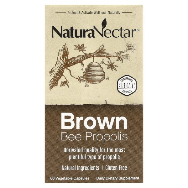 Naturanectar Brown Bee Propolis 60 Vegetable Capsules