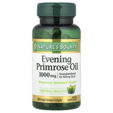 Nature’S Bounty Evening Primrose Oil 1000 mg Evening Primrose Oil 60 Capsules
