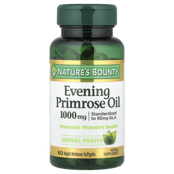 Nature’S Bounty Evening Primrose Oil 1000 mg Evening Primrose Oil 60 Capsules