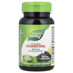 Nature'S Way Activated Charcoal 560 mg of charcoal per serving; 100 capsules