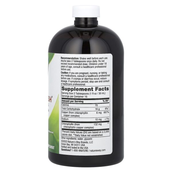 Nature’S Way Chlorofresh Liquid Chlorophyll Unflavored 480ml