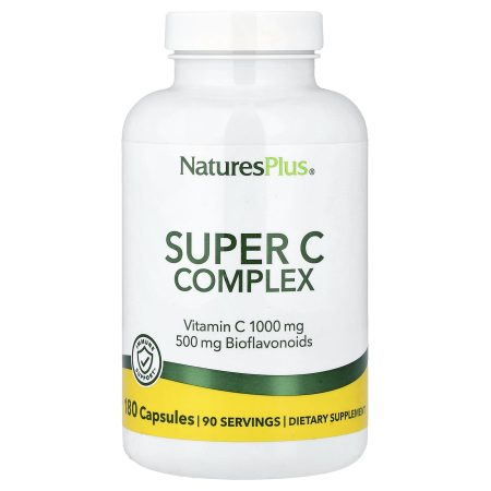 Nature’s Plus Super Vitamin C Organic Bioflavonoid Complex, 180 Tablets