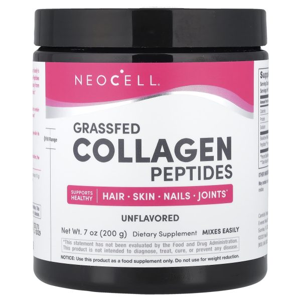 Neocell Collagen Peptides Grassfed (Joints, Skin, Hair..) Unflavored 200g