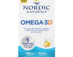 Nordic Naturals Omega-3D Lemon 60 Softgels