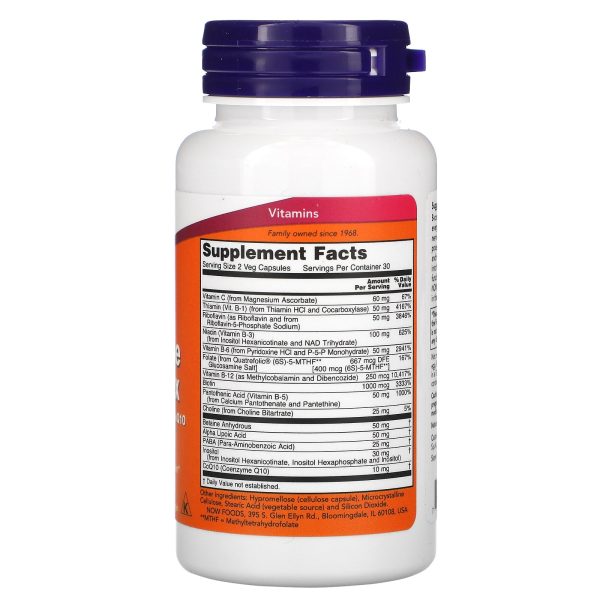 Now Foods Co-Enzyme B-Complex 60 Vegetable Capsules