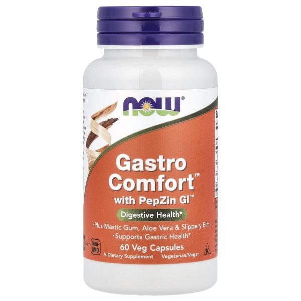 Now Foods Gastro Comfort with PepZin GI, 60 vegetable capsules