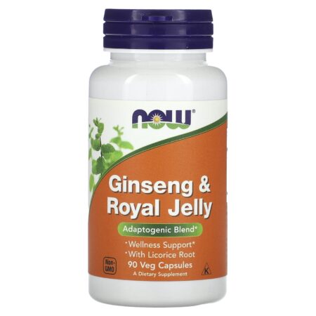Now Foods Ginseng and Royal Jelly, 90 Capsules