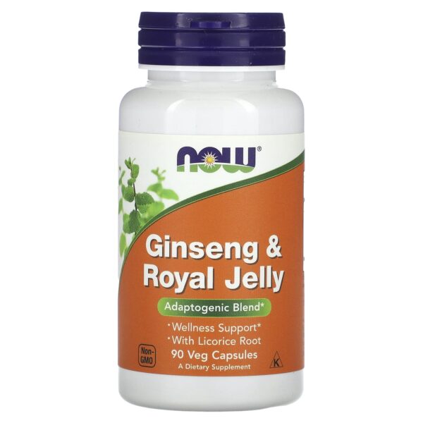 Now Foods Ginseng and Royal Jelly, 90 Capsules