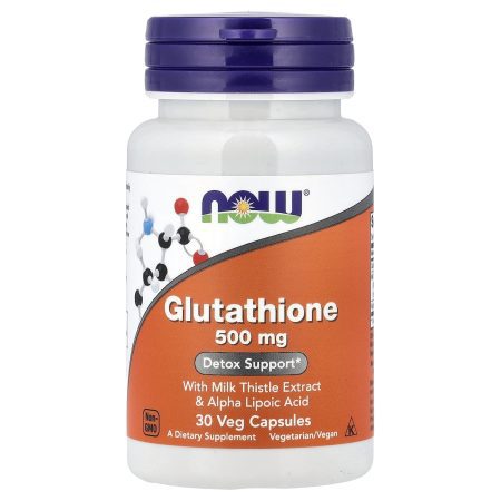 Now Foods Glutathione, 500 mg, 30 Vegetarian Capsules