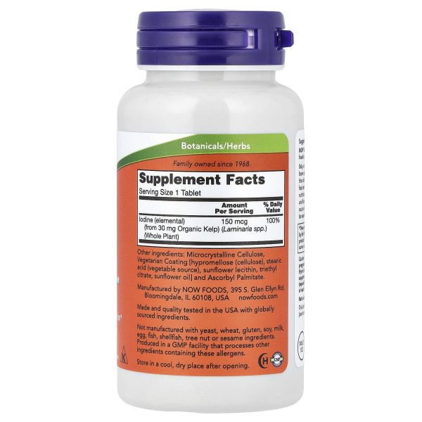 Now Foods Kelp 150 mcg, 200 Tablets