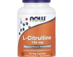 Now Foods L-Citrulline, 750 mg, Supports Immune System Health 90 Capsules