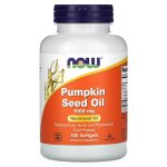 Now Foods Pumpkin Seed Oil 1000 mg, 100 Caplets