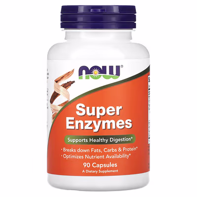 Now Foods Super Enzymes 90 capsules, Promotes good digestion