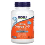 Now Foods Ultra Omega 3-D 600 EPA/300 DHA/ D3 1000 IU 90 capsules