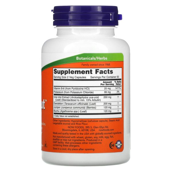 Now Foods Water Out Fluid Balance 100 Vegetable Capsules