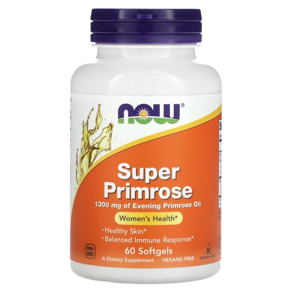 Now Foods Super primrose 1300 mg of evening primrose 60 softgels