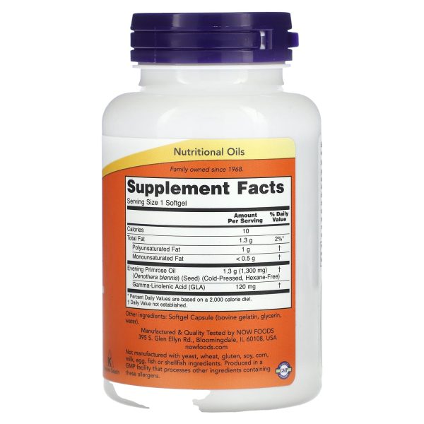 Now Foods Super primrose 1300 mg of evening primrose 60 softgels