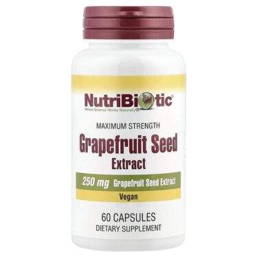 Nutribiotic Grapefruit Seed Extract, 250 mg, 60 Capsules