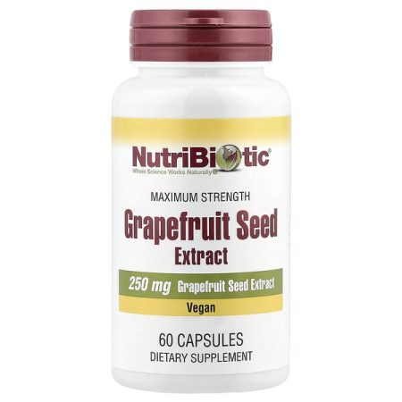 Nutribiotic Grapefruit Seed Extract, 250 mg, 60 Capsules